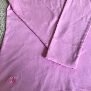 Lilly Pulitzer Pink Top STUNNING  v-neck shirt